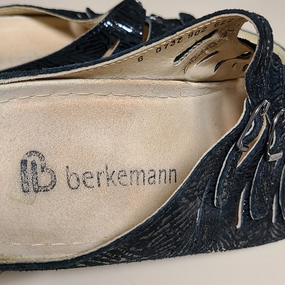 Berkemann Hassel zebra print sandals size 6 - Picture 7 of 9